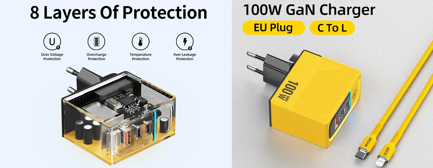 WEKOME: L'Alimentatore USB-C dal Design Elegante, Prezzo Contenuto e Affidabilita al Top